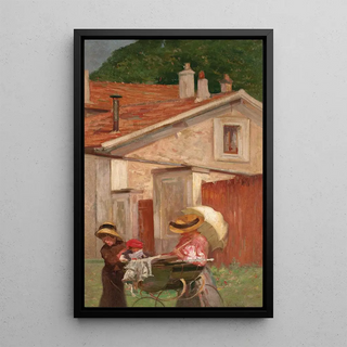 Reproduction of the painting of My Family in Saint Hubert - Eliseu Visconti