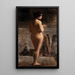 Female nude painting - Eliseu Visconti — framed artwork on a wall