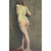 Female nude painting from behind - Eliseu Visconti — artwork view