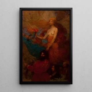 La Providence guide Cabral - Eliseu Visconti — framed artwork on a wall