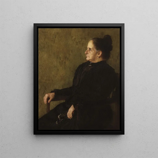 Portrait of Adélaïde Simas - Eliseu Visconti — framed artwork on a wall