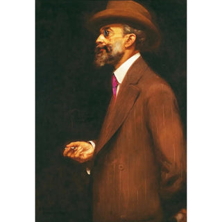 Reproduction of the painting Portrait of Gonzaga Duque - Eliseu Visconti