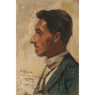 Reproduction of the painting Portrait of Macedo - Eliseu Visconti