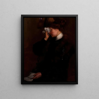 The Letter - Eliseu Visconti — framed artwork on a wall