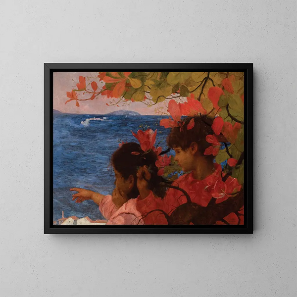 Vue de la mer - Eliseu Visconti — framed artwork on a wall