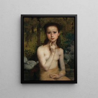 Youth Painting - Eliseu Visconti — framed artwork on a wall