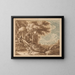 Stormy heroic landscape - Elisha Kirkall — framed artwork on a wall
