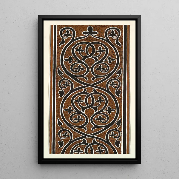 Byzantine Ornament Painting - Elizabeth A Nedwill — framed artwork on a wall