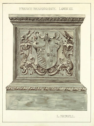 Historic Ornament Portfolio Painting - Elizabeth A. Nedwill — artwork view