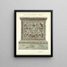 Historic Ornament Portfolio Painting - Elizabeth A. Nedwill — framed artwork on a wall