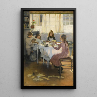 Reproduction of the painting A Part of Old Maid - Elizabeth Adela Forbes