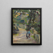 On the way to school - Elizabeth Adela Forbes — framed artwork on a wall