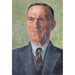 Untitled Portrait of a Man - Elizabeth Berry — framed artwork on a wall