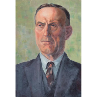 Untitled Portrait of a Man - Elizabeth Berry — framed artwork on a wall