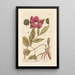 Peony Male Painting - Elizabeth Blackwell — framed artwork on a wall