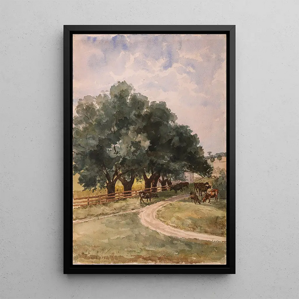 Richmond - Elizabeth Boott Duveneck — framed artwork on a wall