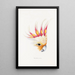 An overview of the birds of Australia and adjacent islands Pl65 - Elizabeth Gould — framed artwork on a wall
