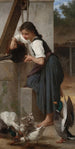 Young girl at the well - Elizabeth Jane Gardner Bouguereau — artwork view