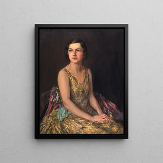 May, daughter of Brigadier-General Andrew C. M. G. - Elizabeth Kelly — framed artwork on a wall