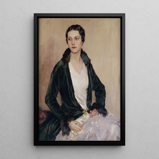 Mademoiselle Edith Bryant - Elizabeth Kelly — framed artwork on a wall