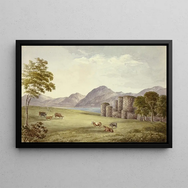 Château de Beaumans - Elizabeth Murray — framed artwork on a wall