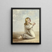 Child in Prayer - Elizabeth Murray — framed artwork on a wall