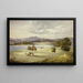 Cows in the Landscape - Elizabeth Murray — framed artwork on a wall