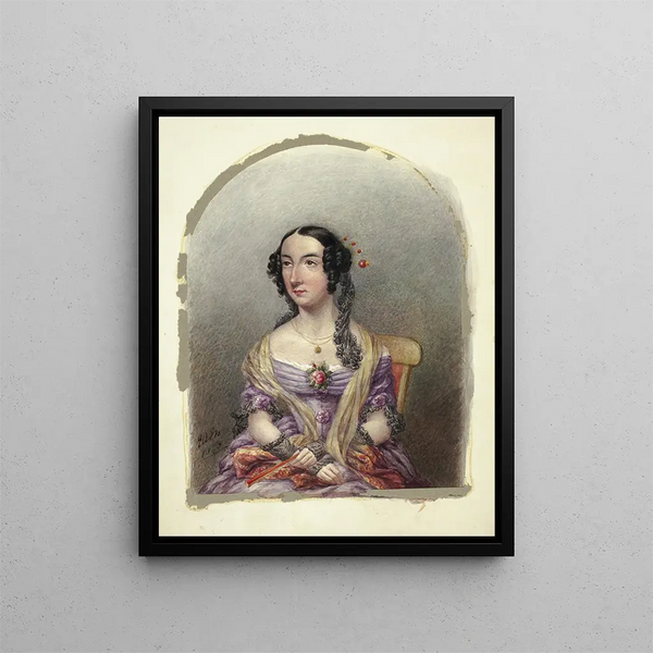 Lady Georgina Murray - Elizabeth Murray — framed artwork on a wall