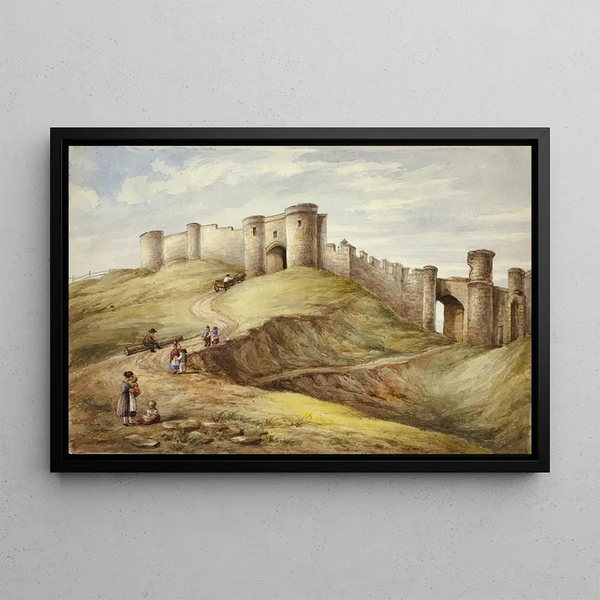 Château de Scarborough - Elizabeth Murray — framed artwork on a wall