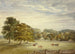 Six cows grazing in front of a country house - Elizabeth Murray — artwork view