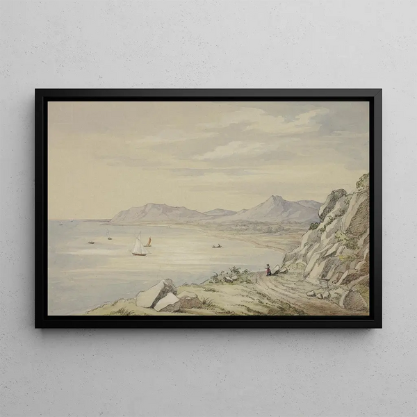 Valley of Shanganagh Killiney - Elizabeth Murray — framed artwork on a wall