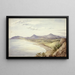 Château Victoria et la vallée de Shanganagh Dún Laoghaire - Elizabeth Murray — framed artwork on a wall