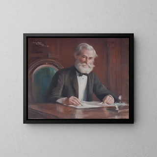 Benn Pittman - Elizabeth Nourse — framed artwork on a wall