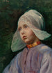 Little girl from Volendam - Elizabeth Nourse — artwork view