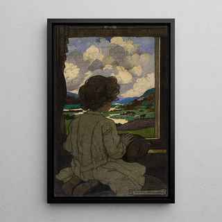 The Journey - Elizabeth Shippen Green Elliott — framed artwork on a wall