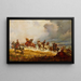 French artillery painting in motion - Elizabeth Southerden Thompson — framed artwork on a wall