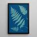 Huntington Long Island Fougères Painting Pl02 - Ella J C Hurd — framed artwork on a wall