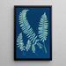 Huntington Long Island Fougères Painting Pl06 - Ella J C Hurd — framed artwork on a wall