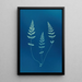 Huntington Long Island Fougères Painting Pl09 - Ella J C Hurd — framed artwork on a wall