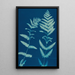 Huntington Long Island Fougères Painting Pl12 - Ella J C Hurd — framed artwork on a wall