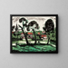 View of the city of Tartu - Ella Mott — framed artwork on a wall