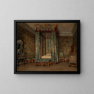 La salle des ambassadeurs vénitiens de Knole - Ellen Clacy — framed artwork on a wall