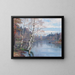 Spring Landscape Painting - Ellen Favorin — framed artwork on a wall