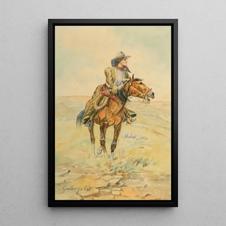 Elling William Gollings - The Range Land Girl.webp