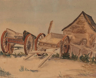 Wagons - Elling William Gollings — artwork view