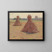 Haycocks in Brittany, France - Elmer Boyd Smith — framed artwork on a wall