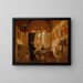 Interior of a monastery in Italy - Elmslie William Dallas — framed artwork on a wall