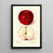 Malus domestica Scarlet Beauty - Elsie E. Lower — framed artwork on a wall