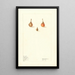 Prunus persica sauvage - Elsie E. Lower — framed artwork on a wall