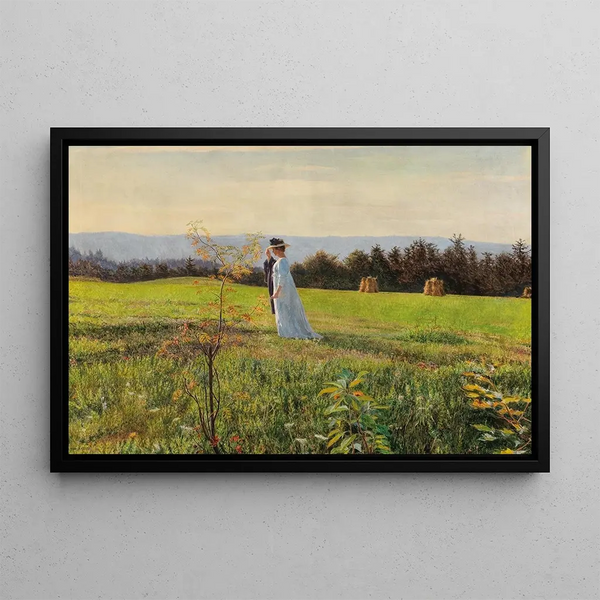A Summer Day - Emanuel Baschny — framed artwork on a wall
